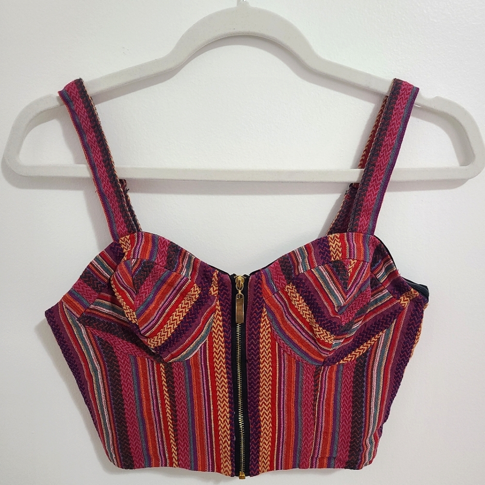 Forever 21 Aztec Print Bustier - Women's Small